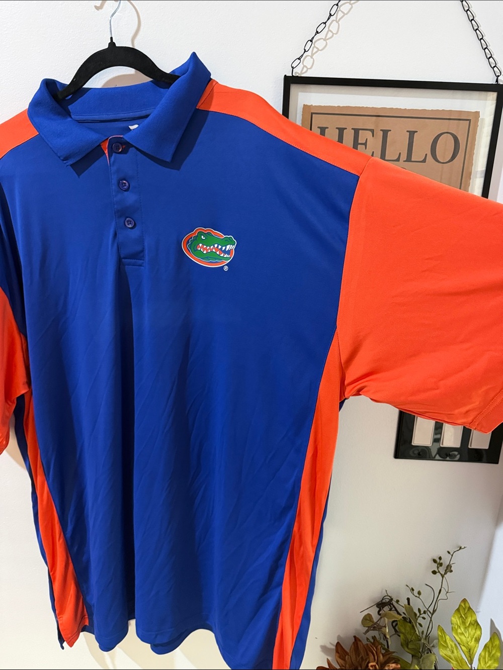Fanatics Blue and Orange Florida Gators Polo